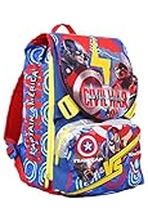 7 for all Mankind Kidz Corner Capitan America kinderrugzak, 75 cm, 131 liter, blauw (blauw)