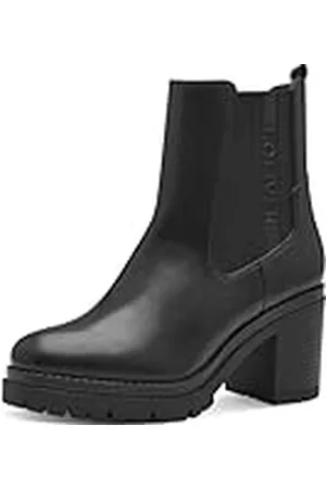 QS by s.Oliver Chelsea Boots voor dames met blokhak, veganistisch, , 41 EU
