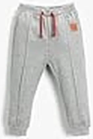 Koton Babyboys Basic Ribbed Sweatpants met trekkoord, , 6-9 Monate