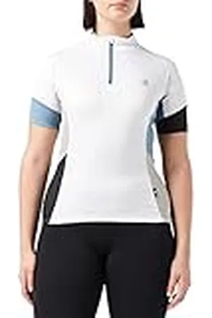 Dare 2B Dare 2b Compassion II Jersey Fiets-T-shirt voor dames Q-Wic Plus lichtgewicht materiaal met geurafstotende en reflecterende printdetails - halve ventilatierits - Sport t-shirt