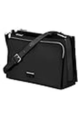 Samsonite Be-Her - schoudertas M met 3 vakken, 28,5 cm, 7 l, zwart (Black), , Messenger Bags