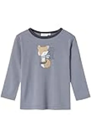 NAME IT Jongens Nmmwillit Wool Ls Top Shirt met lange mouwen, , 104 cm