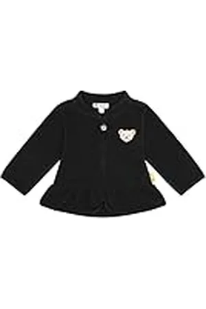 Steiff Babymeisjes sweatjack zonder capuchon fleecejack, marineblauw, 56, Navy, 56 cm