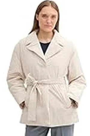 TOM TAILOR Dames 1043846 jas, 12365-Dusty Beige, S, , S