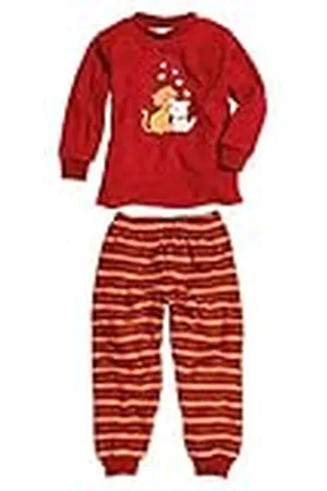 Playshoes Tweedelige pyjama voor meisjes, badstof, katten, , 140 cm