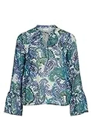 VILA Vifalia Fine L/S Top/Su damesblouse met print, , 44