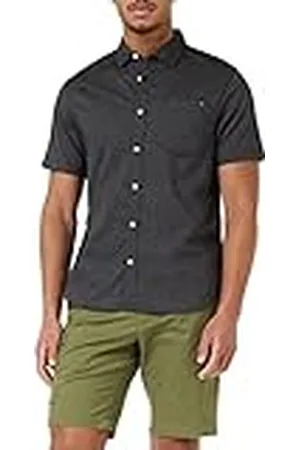 Vans Heren Yarndyed geweven shirt met korte mouwen, , S, , S