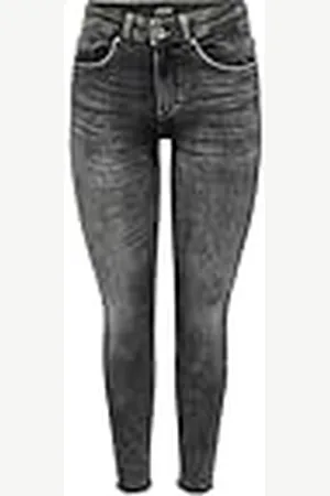 ONLY ONLBLUSH Skinny Jeans voor dames, middelhoge taille, skinny fit jeans, , M / 32L