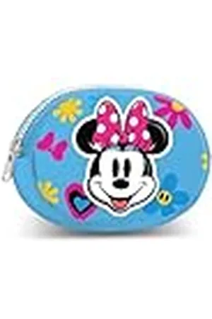Disney Minnie Mouse Floral Blue-Pill portemonnee met munt, , 12 x 8,5 cm, , Pil Portemonnee Bloemen