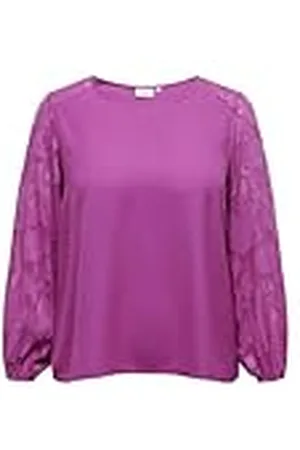 ONLY Dames Carmabella L/S Blouse WVN blouse met lange mouwen, , 44 NL