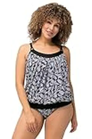 Ulla Popken Tankini voor dames, Enya, bladeren, , 42