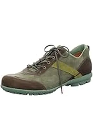 Think! Heren Kong_3-000787 duurzaam vervangbaar voetbed veterschoenen, 7000 olijf/combi, 45,5 EU, , 45.5 EU