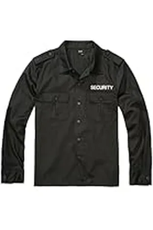 Brandit Heren Security Us Shirt Lange Mouwen Klassiek Overhemd, , 3XL