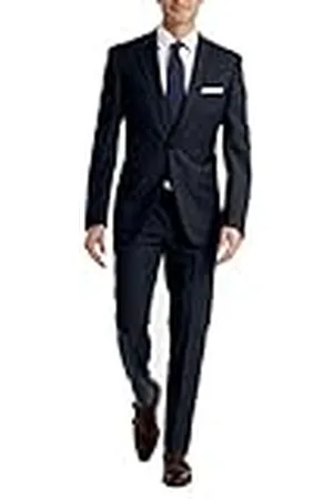 Calvin Klein MensMLBI17NWSlim Fit stretch pak scheidt - aangepaste jas en broek maatselectie effen lange mouw pak jas - blauw - 34W x 30L, , 34W / 30L