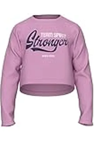 NAME IT Meisjes Nkfvilma Ls Crop Top Shirt met lange mouwen, , 122-128