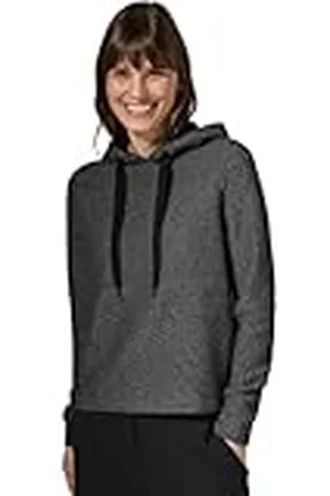 CECIL Dames Cropped Bouclé Hoodie, , XL