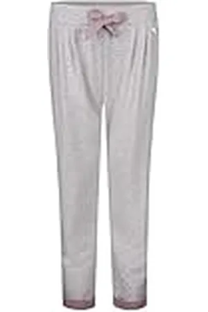 Short Stories Damesbroek, mesh pyjamabroek, naturel melange, normaal