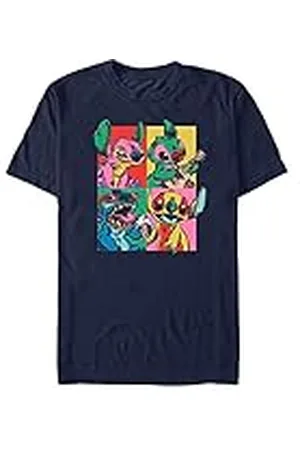 Disney Classics Lilo & Stitch - Grunge Stitch Unisex Crew neck T-Shirt L