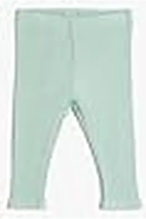 Koton Babygirls Basic Ribbed Elastische Tailleband Katoenen Leggings, , 6-9 Monate