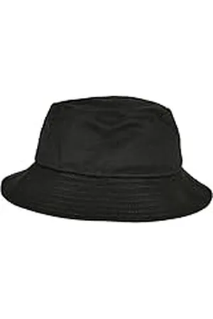 Flexfit Cotton Twill Kids Bucket Hat - vissershoed voor meisjes en jongens, effen, met ventilatiegaten, eenheidsmaat, , One size