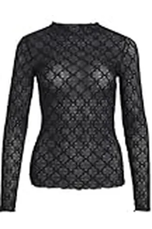 VILA Dames Vimessi Funnelneck L/S Top/Pb, , XS