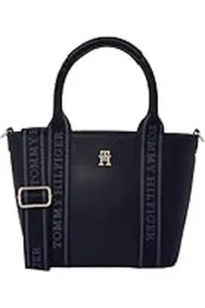 Tommy Hilfiger Dames Th Logotape Mini Tote Aw0aw17201, One Size, , One Size