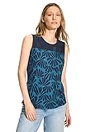 CECIL Ajour Top met print, , XXL