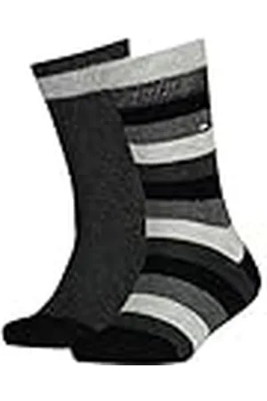 Tommy Hilfiger Basic Stadssokken, 2 stuks, logo, uniseks, kinderen, , 39-42 EU, , 39-42