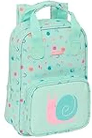 Safta PREESCOLAR CARACOL Kinderrugzak met handgrepen, eenvoudige reiniging, ideaal voor kinderen van verschillende leeftijden, comfortabel en veelzijdig, kwaliteit en duurzaamheid, 20 x 8 x 28 cm