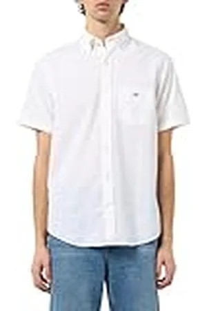 GANT REG COTTON LINEN SS SHIRT, , L
