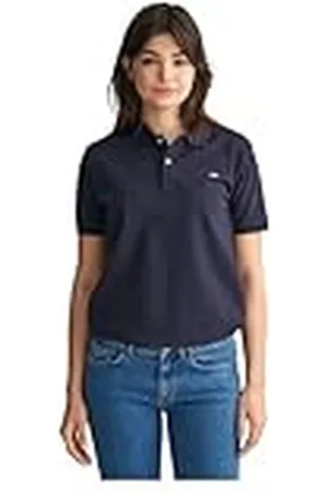 GANT Unisex Shield Ss Pique poloshirt voor kinderen, , 110-116