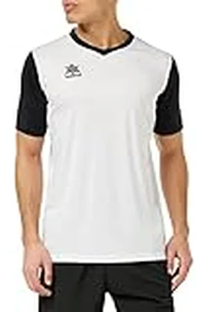 Luanvi Sportshirt voor heren | model Creta kleur wit en zwart | T-shirt van interlock-stof - maat 3XS, standaard
