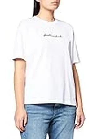 7 for all Mankind Dames JSLL504MWH T-Shirt, , S