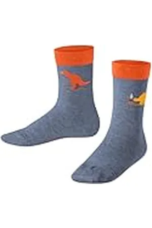 Falke Uniseks-kind Sokken Dinosaurs K So katoen gedessineerd 1 paar, , 35-38