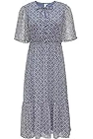 QS by s.Oliver QS midi chiffon jurk, , 34