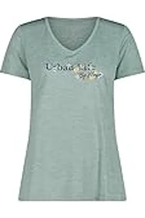 CMP Jersey T-shirt Melange voor dames, Jade Melange, 42, , 36 NL