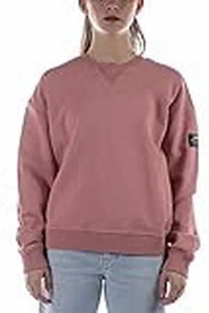 ECOALF Backalf Sweatshirt voor dames, van gerecycled biologisch katoen, ronde hals, lange mouwen, comfortabel en veelzijdig, basic sweatshirt, , XS