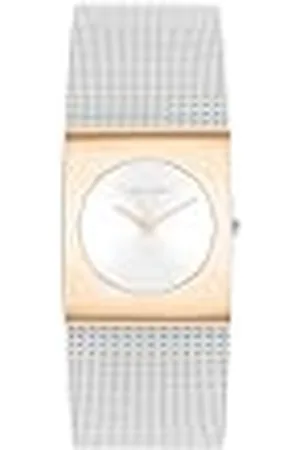 Calvin Klein Analoge Quartz Horloge voor Vrouwen CK Pulse Collectie met Zilver Roestvrij Staal Mesh Armband - 25100063, , Minimalist