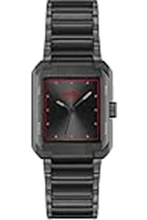 HUGO BOSS Drie Hand Quartz Beweging Horloge voor Mannen #Thrive Analoge Collectie met Zwarte Roestvrij Stalen Armband - 1530383
