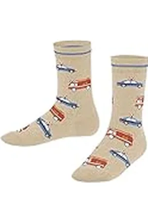 Falke Uniseks-kind Sokken Police and Fire Cars K SO Katoen Gedessineerd 1 Paar, , 19-22