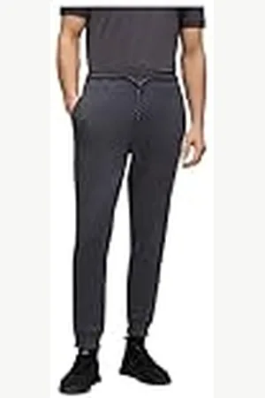 HUGO BOSS Heren Hadiko 1 joggingbroek van katoenmix met zijstrepen, , XL