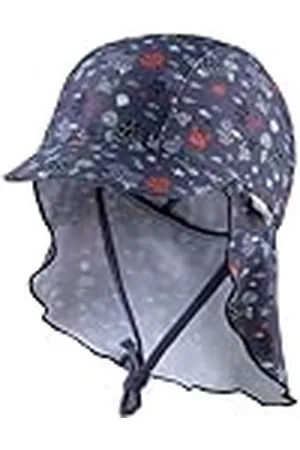Sterntaler Uniseks pet met klep, nek, onderwatermuts, , 55