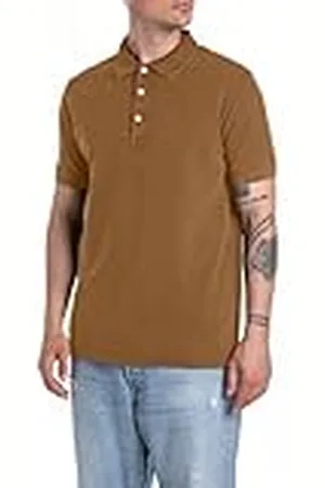 Replay Poloshirt voor heren, regular slim fit, van katoen, , S