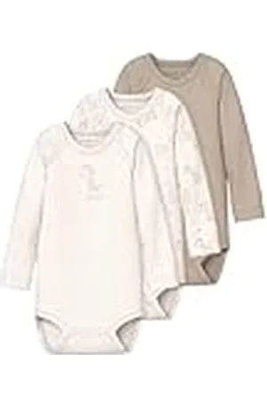 NAME IT Baby Nbnbody 3P Ls Giraffe Noos (3-pack), , numeric_50