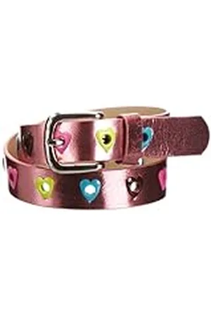 Playshoes Meisje Pu hartje roze riem, , 55 cm