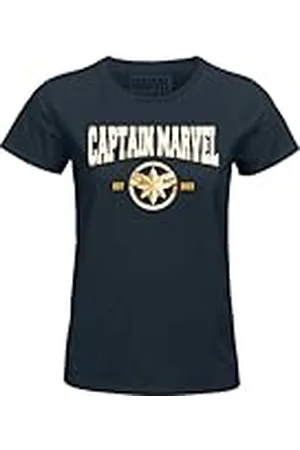 Marvel "Captain EST 2023" WOMAVLSTS003 T-shirt voor dames, marineblauw, maat M, , M