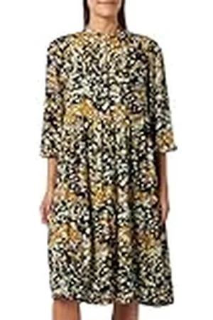 QS by s.Oliver Sales GmbH & Co. KG/ Midi jurk voor dames, met volants, midi-jurk met volants, , 34
