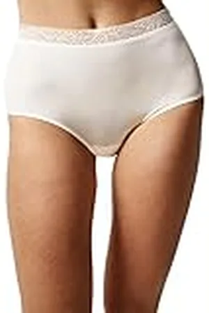 Chantelle Dames zachte stretch hoge taille slip met kant, , Eén Maat