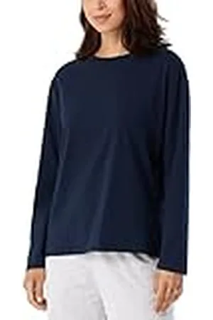 Schiesser Damen Schlafshirt langarm Baumwolle - Mix + Relax