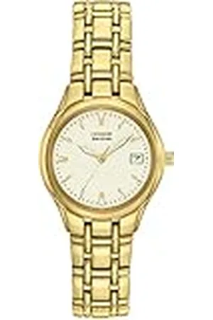 Citizen Analoog Eco-Drive horloge voor dames, met roestvrijstalen armband, , armband